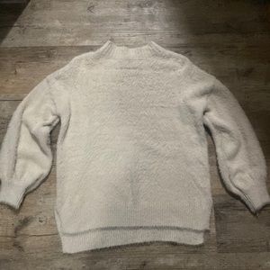 Cream turtle neck sweater